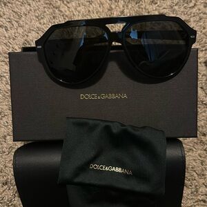 Dolce & Gabbana tortoise, large aviator frame